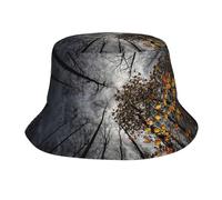 Sky Through The Tree Chapeau de soleil, beau chapeau tendance noir