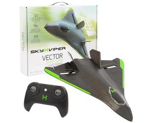 Sky Viper Vector Performance Stunt Jet Drone conçu pour Atteindre des Vitesses allant jusqu'à 60 km/h, équipé de la Technologie avancée de Maintien de la Position, Comprend Une télécommande Longue