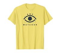 Sky Watcher Emblème œil céleste Observation des étoiles T-Shirt, Homme, Citron, 3XL