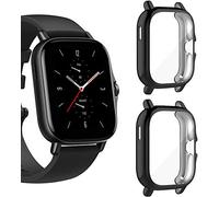 SkyBand TPU Silicone Coque Pour Amazfit GTS 2 (Noir + Noir)