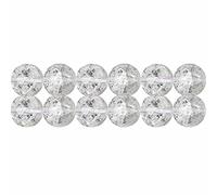 SKYBEADS Naturelles Cristal de Roche Craqué Rondes 8mm Pierres et Cristaux pour Bijoux Longueur 38cm environ 46 pcs
