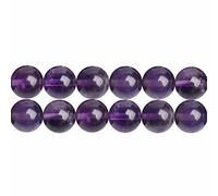 SKYBEADS Perles Rondes Améthyste Grade AAA 6mm Naturelles Pierre Fine Gemmes pour Bijoux Longueur 38cm environ 60 pcs