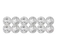 SKYBEADS Perles Rondes Cristal de Quartz Craquelé 6mm Naturelles Pierres Gemmes pour Bijoux Longueur 38cm environ 60 pcs