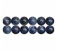 SKYBEADS Pierre Naturelle Sodalite Rondes 6mm Perles Precieuse Gemmes pour Bijoux Longueur 38cm environ 60 pcs