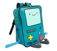SkyBird Adventure Time Merch Sac à Dos Finn et Jake BMO Résistant à l'eau Dessin Animé Robot pour Femmes Hommes Collège École Étudiant Ordinateur Portable Vert Qualité PU Sac, Verde