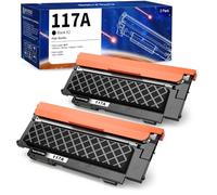Skydo 117A Cartouche d'encre Compatible avec 117 A W2070A en Remplacement pour HP Color Laser MFP 179FWG 179FNW 178NWG 178NW, HP Color Laser 150A 150NW (2 Noir)