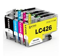 Skydo LC426 Cartouche d'encre Compatible pour Brother LC-426 MFC-J4340DW | pour Brother MFC-J4340DW MFC-J4535DW MFC-J4540DW MFC-J4335DW et MFC-J4540DWXL Imprimantes(1 Noir, 1 Cyan, 1 Magenta, 1 Jaune)