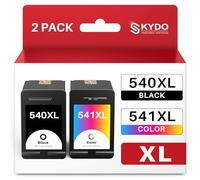 Skydo PG-540XL CL-541XL Remplacement pour Canon 540XL et 541XL Compatible pour Cartouche Canon 540 541 540XL Compatibles pour PIXMA MG3650 MG3550 MG4250 MG3650S MG3600 MX475 MG2150 MG3150