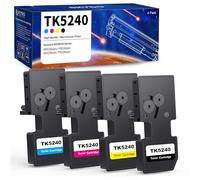 Skydo TK5240 Cartouche de Toner Compatible avec Kyocera TK5240 M5526cdn | pour Kyocera ECOSYS M5526cdn M5526cdw P5026cdn P5026cdw TK5240K TK5240C TK5240M TK5240Y (Noir Cyan Jaune Magenta,4er-Pack)