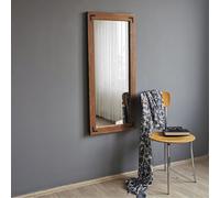 Skye Decor, 50110CV- 50110CVNOS, couleur noyer, miroir mural, 110x50 cm, 100% pin massif
