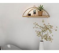 Skye Decor, Aybike- HFT1102, Or, étagères murales, 100% bois massif, 41 x 17 x 16 cm