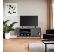 Skye Decor, Bond - Anthracite, Table de télévision, Anthracite, 100 % PANNEAUX DE SPANCE REVÊTUES DE MÉLAMINE, 120 x 35 x 48 cm