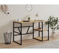 Skye Decor, Caste - Sapphire Oak, bureau, chêne saphir, 100 % PANNEAUX ESPAGNOLS MELAMINÉS, 120 x 60 x 74 cm