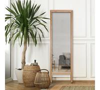 Skye Decor, Cheval - Natural, Miroir Cheval, 100 % BOIS, Naturel, 45 x 145 cm