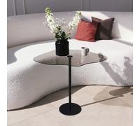 Skye Decor, Dior - Black, tables basses, noir, verre, 60 x 50 x 45 cm