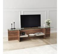 Skye Decor, Escape- Escape CTN, couleur noyer, armoires TV, 40x158x35 cm, 100% verre trempé