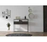 Skye Decor, Guarda - Anthracite, console, anthracite, 100 % PANNEAUX DE SPANCE REVÊTUES DE MÉLAMINE, 100 x 29 x 90 cm