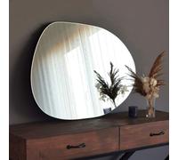 Skye Decor, Gusto- Gusto Ayna A340NOS, Noir, miroir mural, 75x55x2,2 cm, 100% MDF