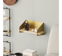 Skye Decor, Medıum Arm - Gold, étagère murale, or, 100 % BOIS, 40 x 19 x 20 cm
