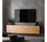 Skye Decor, Neon - Atlantic Pine, Table de télévision, Pin atlantique, 100 % PANNEAUX DE SPANCE REVÊTU DE MÉLAMINE, 160 x 32 x 35 cm
