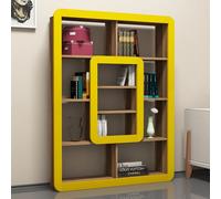 Skye Decor, Orkide - Walnut, Yellow, Bibliothèques, noyer, 108,4 x 140 x 21,8 cm