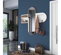 Skye Decor, P3 - 2445, Armoires, Poteau d'entrée, blanc, 125 x 120 x 12 cm