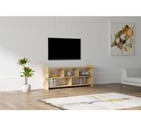 Skye Decor, Pera - Sapphire, Table de télévision, noyer, 100 % PANNEAUX ESPAGNOLS REVÊTUS DE MÉLAMINE, 120 x 28 x 55 cm