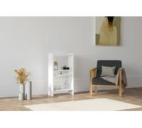 Skye Decor, Pera - White, bibliothèque, blanc, 100 % PANNEAUX DE SPANCE REVÊTUS DE MÉLAMINE, 52,4 x 22 x 90 cm
