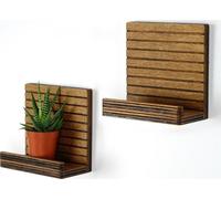 Skye Decor, Raf263, étagère murale, noyer, 100 % BOIS DE TRAVAIL, 13 x 13 x 7 cm