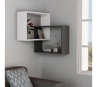 Skye Decor, Ring - White, Anthracite, Étagères murales, blanc, 68 x 68 x 60 cm