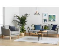 Skye Decor, Ronda - Natural, Tables d'appoint, table gigogne (2 pièces), Naturel, MDF, 70 x 40 x 70 cm