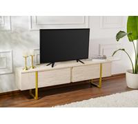 Skye Decor, Serenity - Travertine, Or, Meubles TV, travertin, 180 x 50 x 29,5 cm