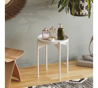 Skye Decor, Shb-002-C, table basse, 100 % METAL, blanc, 44 x 44 x 57 cm