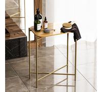 Skye Decor, Shb-003-A, table basse, 100 % BOIS, or, 40 x 26 x 56 cm