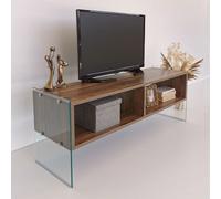 Skye Decor, TV404- TV404NOS, couleur noyer, armoires TV, 45x120x35 cm, panneau de particules 100% mélaminé