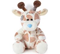 Skye girafe mascotte nez bleu ami