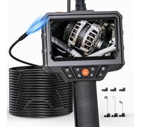 SKYEAR Caméra endoscopique avec lumière, 10,9 cm HD 1080p avec 8 lumières LED réglables, caméra d'inspection avec câble semi-rigide de 5 m, caméra étanche IP67 pour iPhone, iPad, Android