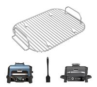 Skyearman Grille de Gril pour Ninja Woodfire Grille, Ensemble de Grilles en Acier Inoxydable Accessoires pour Barbecue XL Compatible avec Ninja Woodfire OG850 / OG901