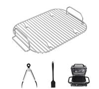 Skyearman Grille de Gril pour Ninja Woodfire Grille, Ensemble de Grilles en Acier Inoxydable Accessoires pour Barbecue XL Compatible avec Ninja Woodfire OG850 / OG901