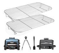 Skyearman Grille de Gril pour Ninja Woodfire Pro XL, Accessoires de Gril Compatible avec Ninja Barbecue Électrique et Fumoir OG850EU, OG901EU (2PCS)