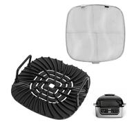 Skyearman Grille et Bouclier Anti-éclaboussures de Rechange pour Ninja AG301EU Foodi 5-en-1, Grille Antiadhésif et Écran Anti-éclaboussures pour Ninja Foodi AG300 AG400 Air Fryer Accessories