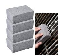 SkyFace 4 Pièces Pierre de Nettoyage pour Barbecue, Bloc de Nettoyage de Pierre de Gril, Griller Pierres de Ponce, Convient pour Cuisine, Piscine, Salle de Bain, Lavabo, Toilettes