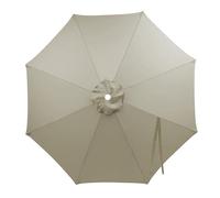 SkyFace Auvent De Remplacement pour Parasol 8 Baleines 4m Toile de Rechange pour Parasol déporté polyester imperméable Dessus Parapluie Remplacement Cour Jardin Plage Protection UV (Couleur du haut)