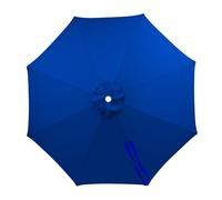 SkyFace Auvent De Remplacement pour Parasol 8 Baleines 4m Toile de Rechange pour Parasol déporté polyester imperméable Dessus Parapluie Remplacement Cour Jardin Plage Protection UV (Bleu roi)