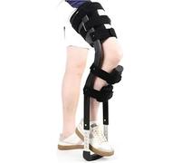 SkyFace Béquille de Genou, Ergonomiques Béquille Mains Libres, Jambe Réglable en Hauteur Marcheur Médical de Genou Sans Douleur, Faciles à Utiliser pour Blessures