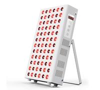 SkyFace Lampe Infrarouge Chauffante Rouge 360W, 72 LEDs Lampe Infrarouges & Lumière Rouge 660/850nm Lampe Infrarouge Proche Pour Thérapie Lumineuse avec Minuterie, Panneau Lumière Rouge