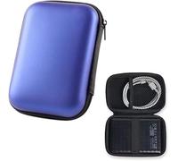 SkyGad Étui Disque Dur Externe, Protection Dur Externe Housse Sacoches, 2,5 Pouces Étuis pour Disque Dur Protection Batterie, Compatible avec Western Digital WD Elements Et Seagate (Bleu)