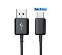 Skygalaxy-Ligne De Données Usb Type-C D'origine Pour Samsung,Câble De Charge Rapide Pour Galaxy S10 S9 S8 Note9 Note8 A80 A70 A60 A50 A40 A30 - Type Black No Box-1,5m