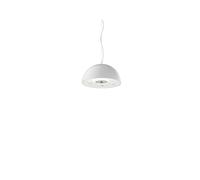 FLOS Suspension Skygarden Small, Blanc brillant, plâtre verni, H 19,7 cm x Ø 40 cm