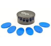 SkyGel Lot de 6 atténuateurs d’harmoniques Damper Pads, couleur : bleu cristal
